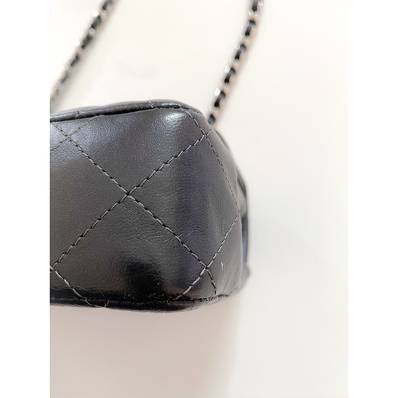 ▫️Chanel▫️ Quilted Mini Flap Charcoal Crossbody - Picture 5 of 13